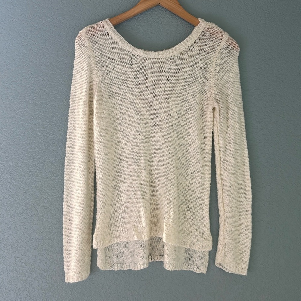 Pink Republic off white sweater